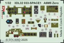 Eduard Accessories 3DL32033 - A6M5 Zero SPACE TAMIYA