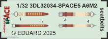 Eduard Accessories 3DL32034 - A6M5 Zero seatbelts SPACE TAMIYA
