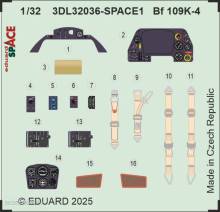 Eduard Accessories 3DL32036 - Bf 109K-4 SPACE 1/32 for Kotare