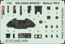 Eduard Accessories 3DL32042 - Meteor FR.9 SPACE for Revell