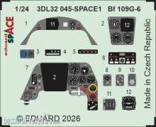 Eduard Accessories 3DL32045 - Bf 109G-6 SPACE for Airfix