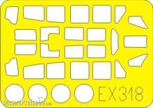 Eduard Accessories EX318 - 1:48 A6M3 model 32 for Tamiya