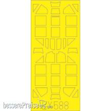 Eduard Accessories EX588 - Bf 109F TFace for Eduard in 1:48