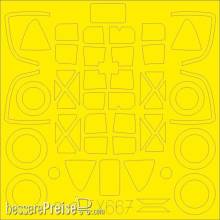 Eduard Accessories EX667 - P-38F/G TFace for Tamiya in 1:48