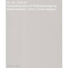 Modellbau Laffont 7315-01 - Hartkartonplatte Wellblechprägung versch. Farben, Wellenabstand 1,5mm