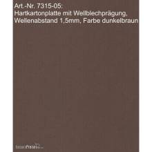 Modellbau Laffont 7315-05 - Hartkartonplatte Wellblechprägung versch. Farben, Wellenabstand 1,5mm