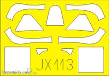 Eduard Accessories JX113 - 1:32 Spitfire Mk.VIII for Tamiya