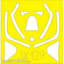 Eduard Accessories JX129 - 1:32 Spitfire Mk.XVIe for Tamiya