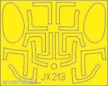 Eduard Accessories JX213 - AH-6J for Kitty Hawk in 1:35