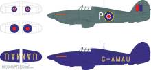Eduard Accessories JX343 - Sea Hurricane Mk.IIc marking & national insignia for Revell