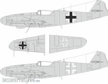 Eduard Accessories LX011 - Bf 109G-5/6 national insignia for Airfix