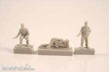 CMK 129-F72251 - U boot IXC-Crew at rest in quartes (3fig in 1:72