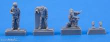 CMK 129-F72306 - Two Fouga Magister Pilots and a.Mechanic for Special Hobby kit (3 fig) in 1:72