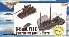 CMK 129-N72004 - U-Boot Typ VII C Außendetails I Turm für Revell-Bausatz