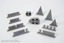 CMK 129-N72010 - U-Boot IX Open Front&Rear Torpedo Muzzle Doors in 1:72