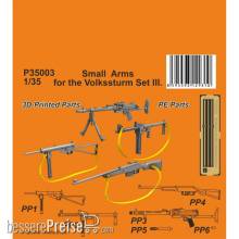 CMK 129-P35003 - 1:35 Small Arms for the Volkssturm Set III.