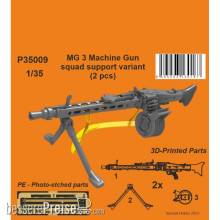 CMK 129-P35009 - 1:35 MG 3 Machine Gun - squad support variant (2 pcs) 1/35