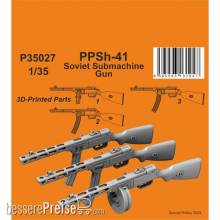 CMK 129-P35027 - 1/35 PPSh-41 Soviet Submachine Gun 1/35