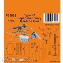CMK 129-P35028 - 1:35 Type 92 Japanese Heavy Machine Gun 1/35