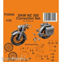 CMK 129-P35040 - DKW NZ 350 Correction Set / for Tamiya kit
