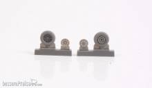 CMK 129-7369 - SB2C Helldiver-Mainwheels Set in 1:72