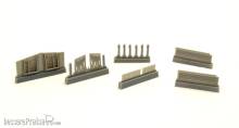 CMK 129-7389 - P-40-Undercarriage Set(contains wheel structure and Canvas covers) in 1:72