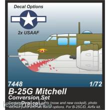 CMK 129-7448 - B-25G Mitchell 75 mm Gun Nose Conversion Set in 1:72