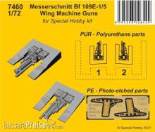 CMK 129-57460 - Messerschmitt Bf 109E-1/5 Wing Machine Guns in 1:72