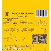 CMK 7506 - 1:72 Beaufort Mk.I Interior for Airfix kit