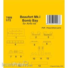 CMK 7509 - 1:72 Beaufort Mk.I Bomb Bay / Airfix kit
