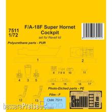 CMK 129-7511 - 1:72 F/A-18F Super Hornet Cockpit 1/72 / for Revell kit