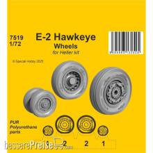 CMK 129-7519 - E-2 Hawkeye Wheels for Heller kit