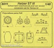 CMK 129-8011 - Hetzer ST III Czech post-war version für Tamiya-Bausatz
