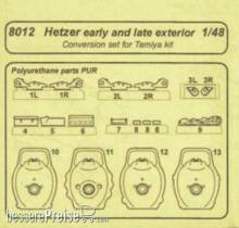 CMK 129-8012 - Hetzer early and lateexterior für Tamiya Bausatz