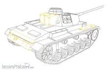 CMK 129-8019 - Pz.Kpfw. III Ausf. L ´´control tank´´ für Tamiya-Bausatz