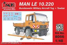 CMK 129-8056 - MAN LE 10.220 Bundeswehr Military Aircra Tug + Towbar in 1:48