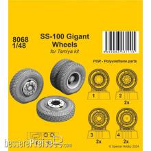 CMK 129-8068 - 1:48 SS-100 Gigant Wheels 1/48 / for Tamiya kits