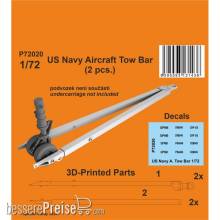 CMK 129-P72020 - US Navy Aircraft Tow Bar (2 pcs.) 1/72