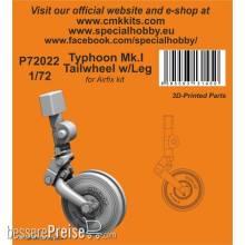 CMK 129-P72022 - Typhoon Mk.I Tailwheel w/Leg / for Airfix kit