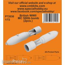 CMK 129-P72030 - British WWII MC 500lb bomb Mk.IV (2pcs.)