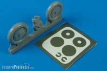 Aires 2029 - 1:32 Messerschmitt Bf 109G Räder+Maskierfolie