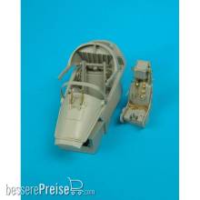 Aires 2054 - 1:32 A-7E Corsair II late Cockpit Set für Trumpeter Bausatz