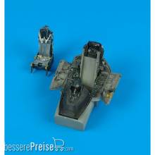 Aires 2066 - 1:32 F-16C/CJ Falcon cockpit set Für Tamiya Bausatz.