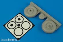 Aires 2086 - 1:32 Junkers Ju 88A-1 wheels & paint masks for Revell kit