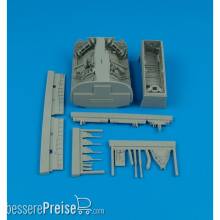 Aires 2096 - 1:32 F-8 Crusader wheel bay Für Trumpeter Bausatz