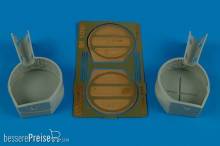 Aires 2139 - 1:32 Bf 109F wheel bay for Hasegawa