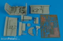 Aires 2141 - 1:32 Bf 109F-2/F-4 cockpit set for Hasegawa