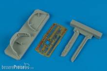 Aires 2143 - 1:32 MiG-23 Flogger canopy frame (TRU)