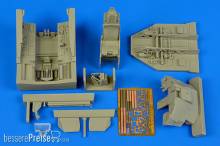 Aires 2187 - 1:32 F-117A Nighthawk cockpit set f.Trumpeter