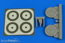 Aires 2225 - 1:32 I-153 Wheels & paint masks for ICM